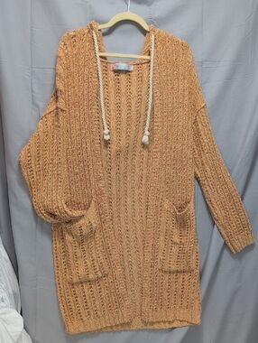Free People Beach Hooded Cardigan